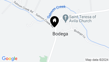 Map of 17235 Bodega Hwy, Bodega CA, 94922