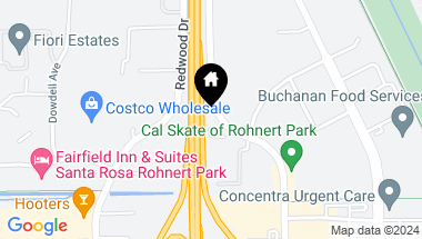 Map of 5879 Commerce Blvd, Rohnert Park CA, 94928