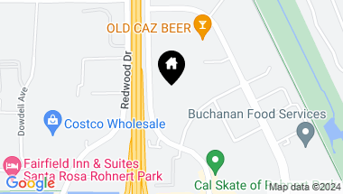 Map of 5810 Commerce Blvd, Rohnert Park CA, 94928