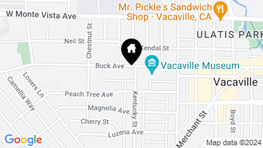 Map of 301 Buck Ave, Vacaville CA, 95688