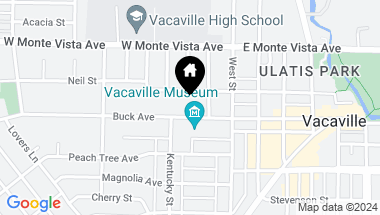 Map of 218 Buck Ave, Vacaville CA, 95688