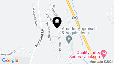 Map of 10397 Amador Street, Jackson CA, 95642