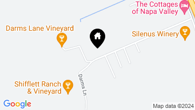 Map of 1170 Darms Ln, Yountville CA, 94558