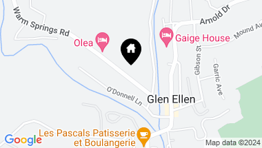 Map of 5211 Warm Springs Rd, Glen Ellen CA, 95442