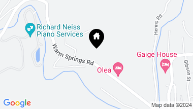 Map of 5011 Warm Springs Rd, Glen Ellen CA, 95442