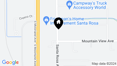 Map of 4060 Ave, Santa Rosa CA, 95407