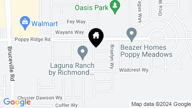 Map of 7992 Collins Kenley Way, Elk Grove CA, 95757