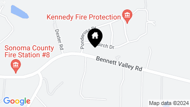 Map of 6405 Bennett Valley Rd, Santa Rosa CA, 95404