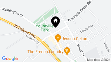 Map of 2160 Madison St, Yountville CA, 94599