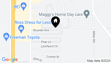 Map of 394 Ricardo Ave, Santa Rosa CA, 95401