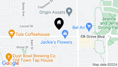 Map of 9247 9253 Boulevard, Elk Grove CA, 95624