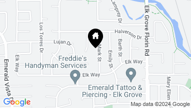 Map of 9334 Mark Street, Elk Grove CA, 95624