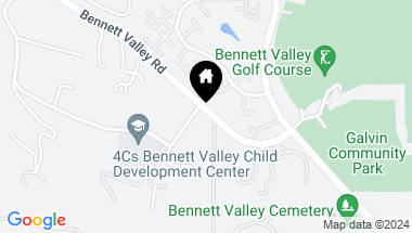 Map of 4530 Bennett Valley Rd, Santa Rosa CA, 95404