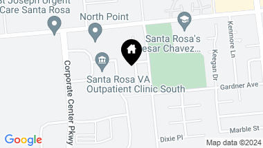 Map of 1121 Pippin Cir, Santa Rosa CA, 95407