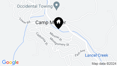 Map of 68 Front St #1 & 2, Camp Meeker CA, 95419