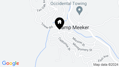 Map of 97 Market St, Camp Meeker CA, 95419