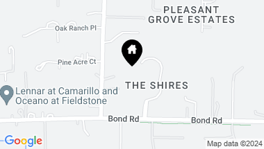 Map of 9110 Shire Oaks Lane, Elk Grove CA, 95624