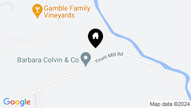 Map of 1350 Yount Mill Rd, Napa CA, 94558
