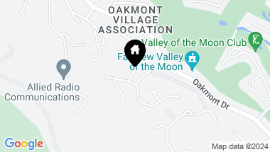 Map of 4 Oak Forest Ln, Santa Rosa CA, 95409
