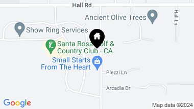 Map of 389 Piezzi Rd, Santa Rosa CA, 95401