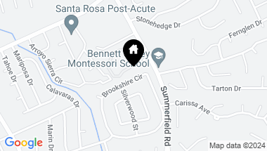 Map of 4352 Brookshire Cir, Santa Rosa CA, 95405