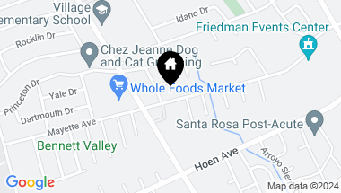 Map of 4021 Mayette Ave, Santa Rosa CA, 95404