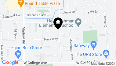 Map of Ridley Ave, Santa Rosa CA, 95401