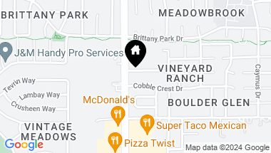 Map of 8908 Boulder Glen Way, Sacramento CA, 95829