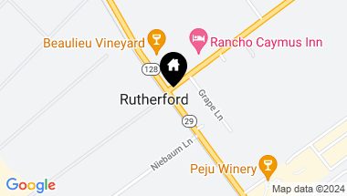 Map of 1133 Rd, Rutherford CA, 94558