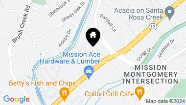 Map of 429 Mission Blvd, Santa Rosa CA, 95409
