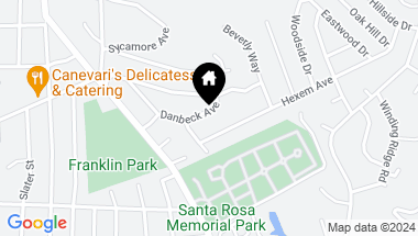 Map of 1042 Danbeck Ave, Santa Rosa CA, 95404