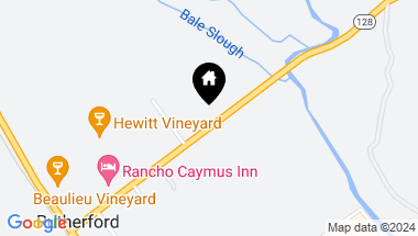 Map of 1050 Rutherford Rd, Napa CA, 94558