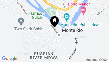Map of 21538 Moscow Rd, Monte Rio CA, 95462