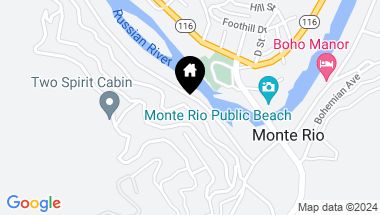 Map of 21536 Starrett Hill Dr, Monte Rio CA, 95462