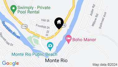 Map of 20284-20300 Highway 116, Monte Rio CA, 95462