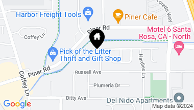 Map of 3041 Home Rd, Santa Rosa CA, 95403