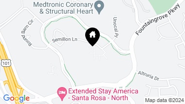 Map of 651 Semillon Ln, Santa Rosa CA, 95403