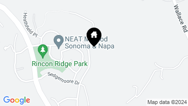 Map of 3927 Rincon Ridge Dr, Santa Rosa CA, 95404