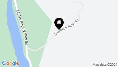Map of Hennessey Ridge Rd, St Helena CA, 94574