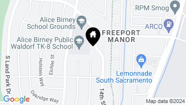 Map of 6230 14th Street, Sacramento CA, 95831