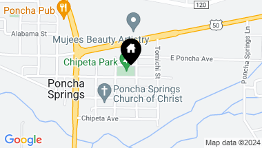 Map of 207 La Plata Street, Poncha Springs CO, 81242