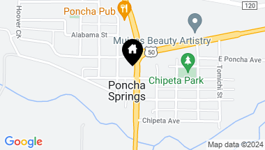 Map of 6460 Hwy 285, Poncha Springs CO, 81242