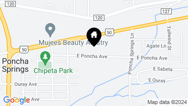 Map of 608 Poncha Avenue, Poncha Springs CO, 81242