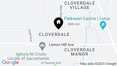 Map of 5032 Clover Glen Way, Sacramento CA, 95824