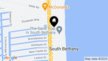 Map of 8 Sea Side Drive, South Bethany DE, 19930