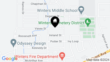 Map of 950 Vasey Street, Winters CA, 95694