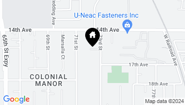 Map of 4040 73rd Street, Sacramento CA, 95820