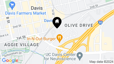 Map of 1027 Olive Drive 10, Davis CA, 95616