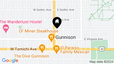 Map of 234 N Main Street, Gunnison CO, 81230