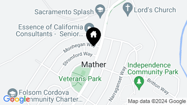 Map of 4230 Stromford Way, Mather CA, 95655